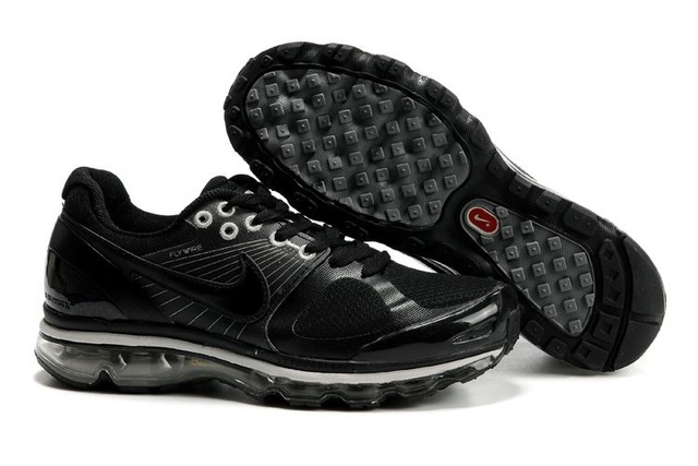 Black Mens Air Max 2009 Nike Running Trainers Shoes