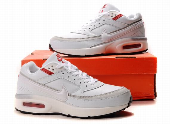 White Red Mens Air Max BW Nike Running Trainers Shoes