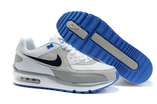 White RoyalBlue Air Max LTD Nike Running Trainers Shoes Mens